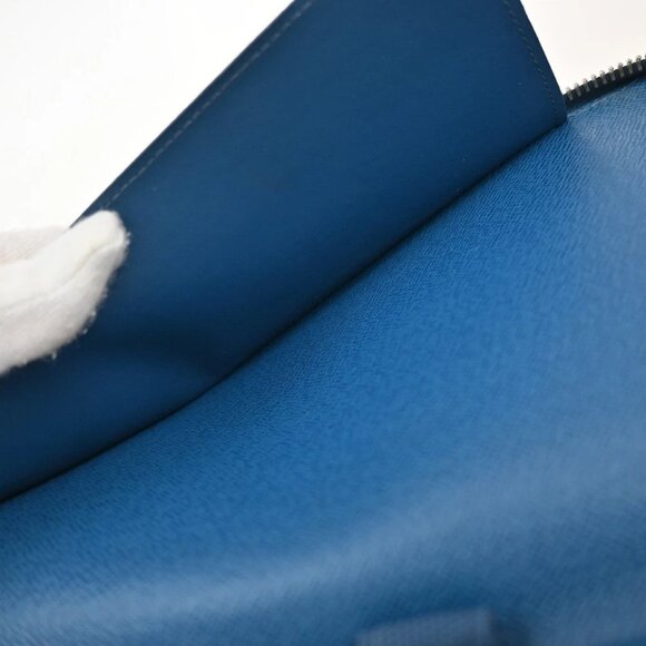 LOUIS VUITTON LV Zippy Organizer Long Wallet Epi Leather Blue SHW M60619 35KB376 - Picture 2 of 14